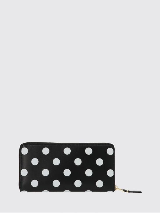 26SS 꼼데가르송 남성지갑 SA0110PD BLACK White - COMME DES GARCONS