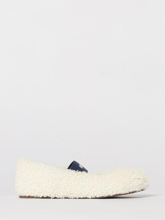 26SS 문부츠 플랫 슈즈 80D2400010 H017 White