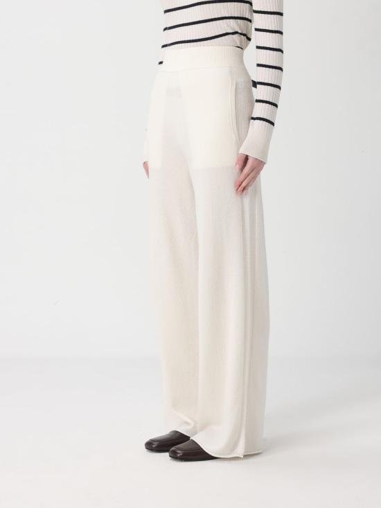 26SS 막스마라 스트레이트 팬츠 2611331028600 001 White - MAX MARA