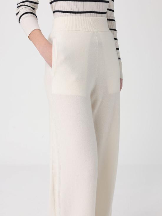 26SS 막스마라 스트레이트 팬츠 2611331028600 001 White - MAX MARA