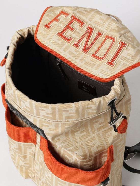 26SS [키즈] 펜디 백팩 8BZ055ARE3 F1E5U Beige - FENDI