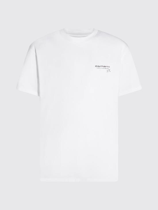 26SS 칼하트 WIP 가블 티셔츠 I036007 02XX White - CARHARTT WIP