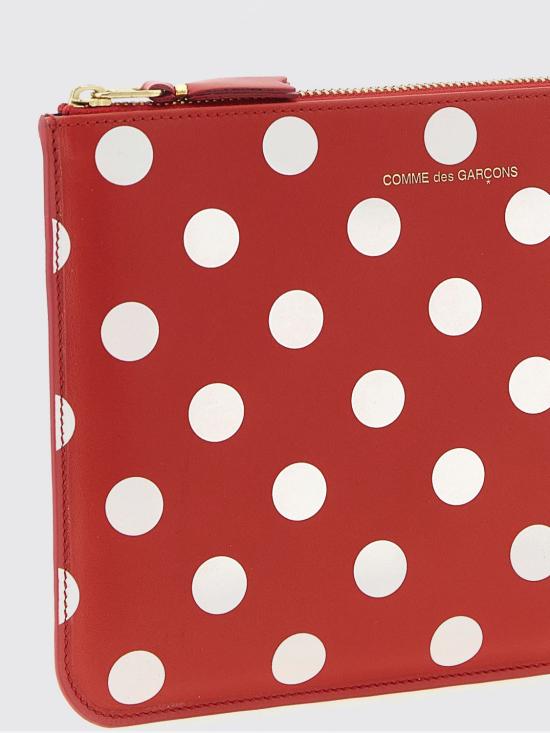 26SS 꼼데가르송 남성지갑 SA5100PD Red - COMME DES GARCONS
