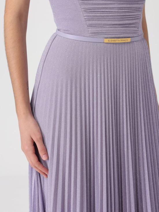 26SS 엘리자베타프랜치 롱 원피스 ABR1661E2 EV7 Violet - ELISABETTA FRANCHI