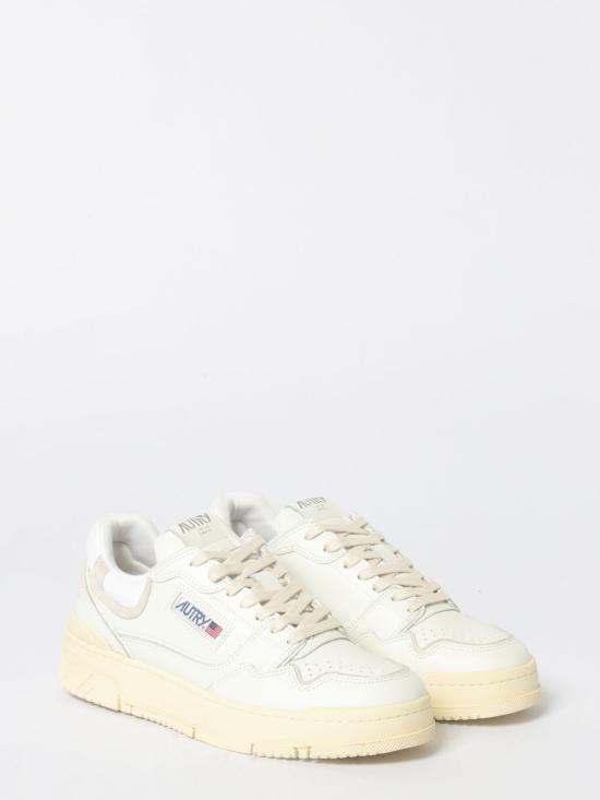 26SS 오트리 CLC 레더 스니커즈 ROLMMM41 White - AUTRY