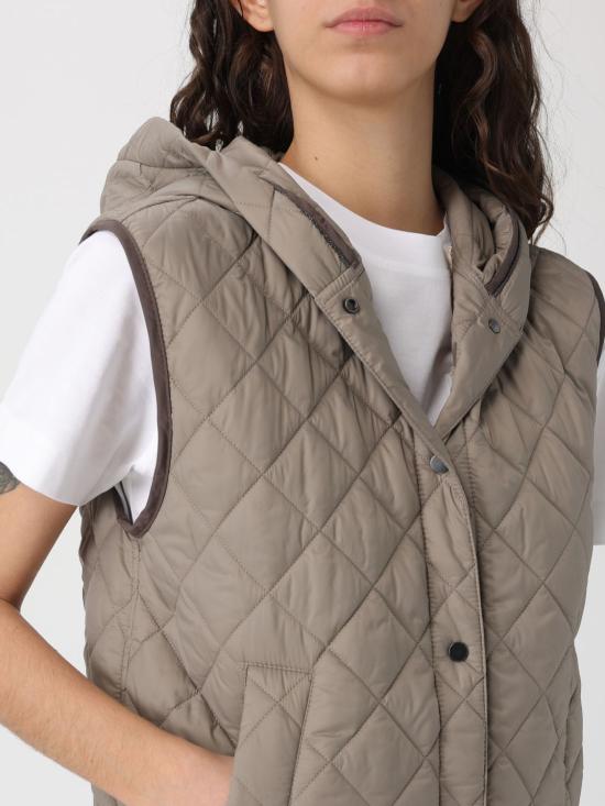 26SS 브루넬로 쿠치넬리 베스트 MR4057999 C2741 Brown - BRUNELLO CUCINELLI