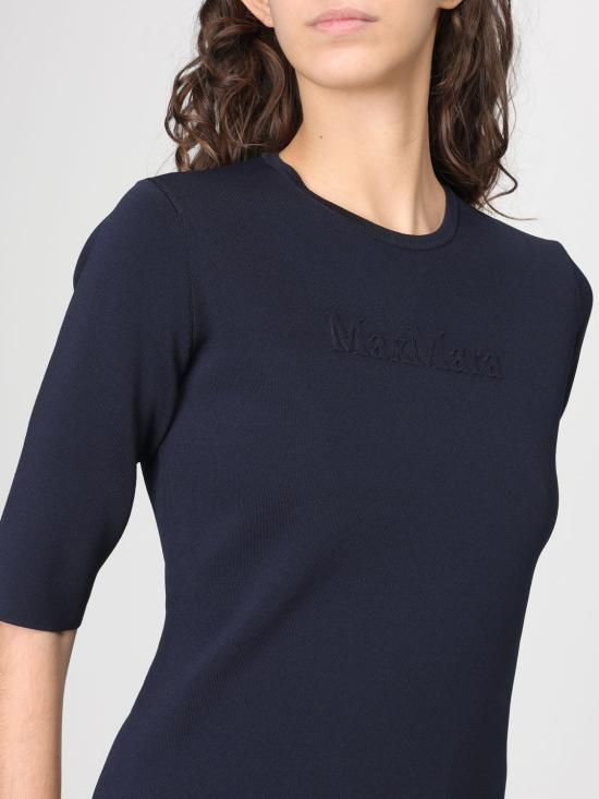 26SS 막스마라 반팔 티셔츠 2611361098600 004 Blue - MAX MARA