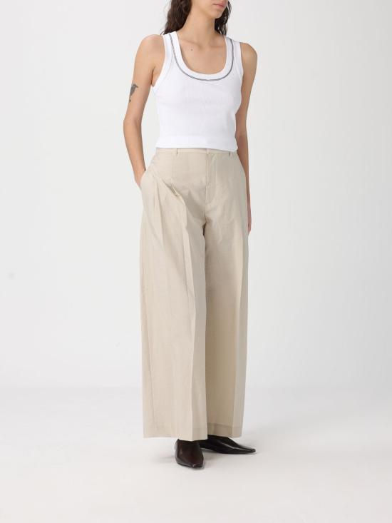 26SS 브루넬로 쿠치넬리 스트레이트 팬츠 M0F79P9189 C9593 Beige - BRUNELLO CUCINELLI