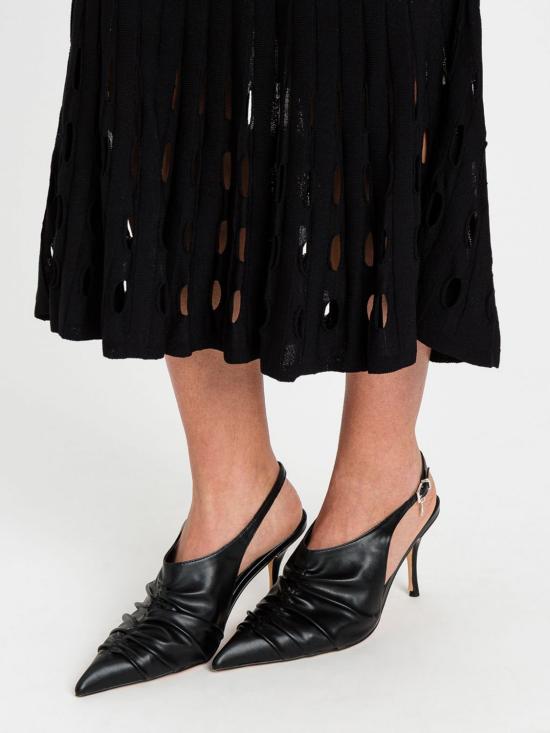 26SS 액티튜드 트윈세트 롱 스커트 261AP3072 00006 Black - ACTITUDE TWINSET