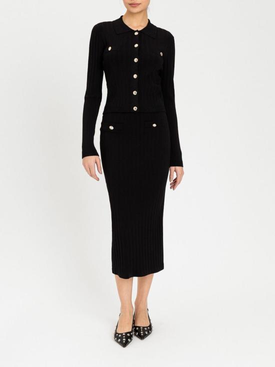 26SS 액티튜드 트윈세트 폴로 티셔츠 261AP3112 13227 Black - ACTITUDE TWINSET