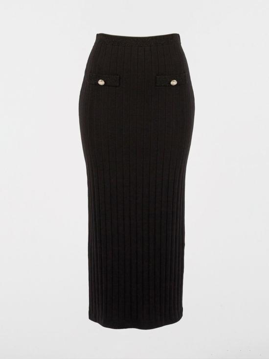 26SS 액티튜드 트윈세트 롱 스커트 261AP3113 13227 Black - ACTITUDE TWINSET