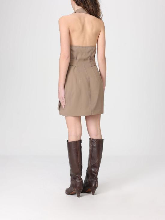 26SS 엘리자베타프랜치 롱 원피스 AB91461E2 229 Beige - ELISABETTA FRANCHI