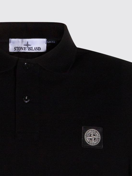 26SS 스톤 아일랜드 폴로 티셔츠 L1S152200008 V0029 Black - STONE ISLAND