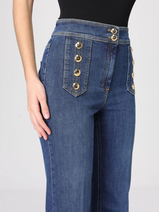 26SS 엘리자베타프랜치 데님 팬츠 PJ19D61E2 104 Blue - ELISABETTA FRANCHI