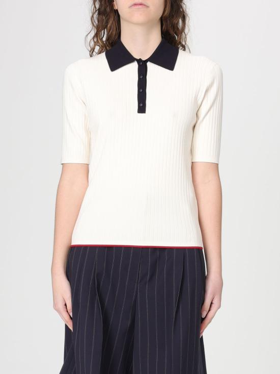 26SS 막스마라 스튜디오 폴로 티셔츠 2616361031600 009 White