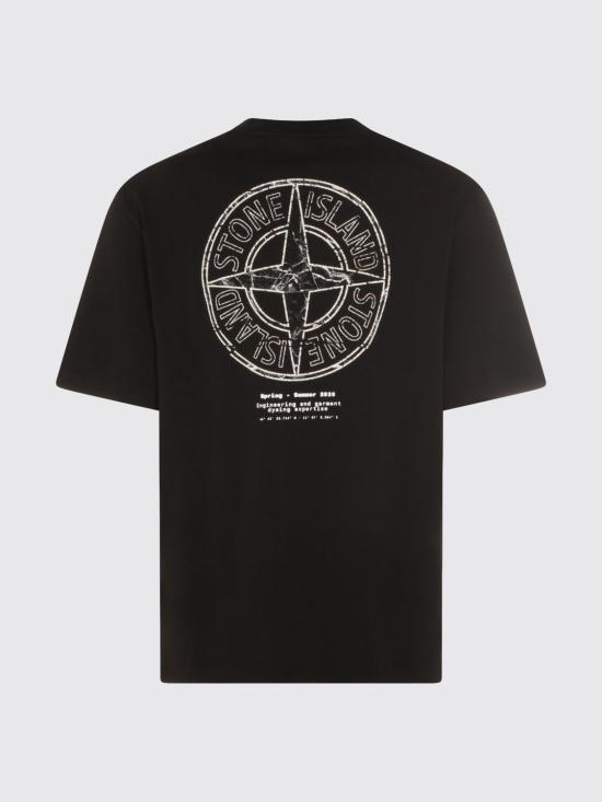 26SS 스톤 아일랜드 반팔 티셔츠 L1S152100001 V0029 Black - STONE ISLAND