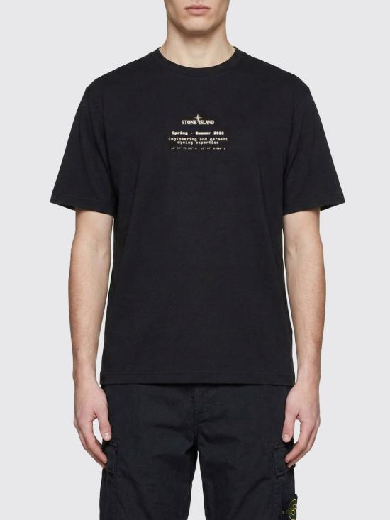 26SS 스톤 아일랜드 반팔 티셔츠 L1S152100001 V0029 Black