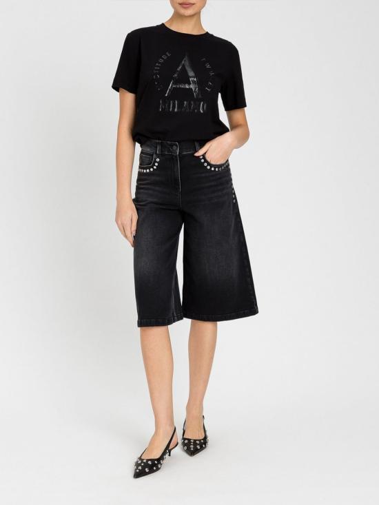 26SS 액티튜드 트윈세트 숏팬츠 261AP2263 12908 Black - ACTITUDE TWINSET