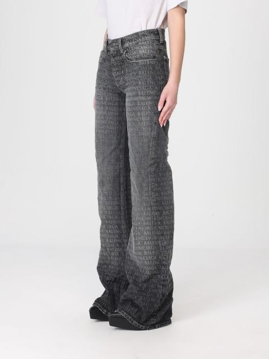 26SS 발렌시아가 데님 팬츠 852328TTWA5 1037 Black - BALENCIAGA