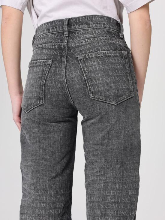 26SS 발렌시아가 데님 팬츠 852328TTWA5 1037 Black - BALENCIAGA