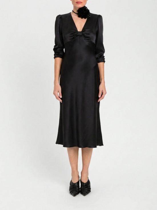 26SS 액티튜드 트윈세트 롱 원피스 261AP2251 00006 Black