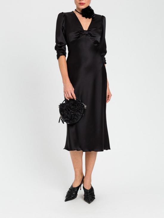 26SS 액티튜드 트윈세트 롱 원피스 261AP2251 00006 Black - ACTITUDE TWINSET