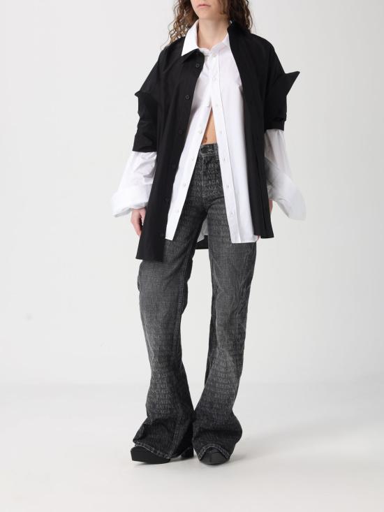 26SS 발렌시아가 셔츠 834033TNM60 1000 Black - BALENCIAGA
