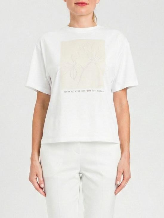 26SS 트윈셋 반팔 티셔츠 261TE2090 13328 Ivory