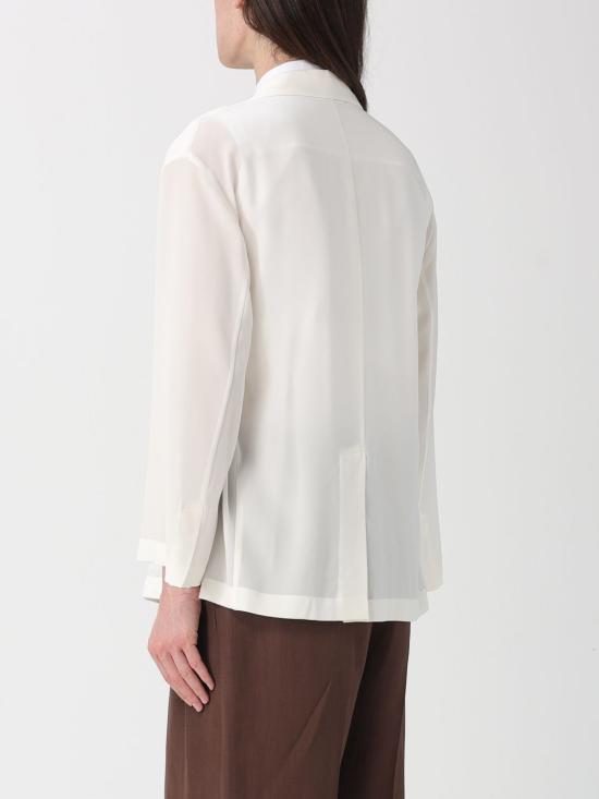 26SS 브루넬로 쿠치넬리 사브르 크레이프 블레이저 MF9067590 C600 Beige - BRUNELLO CUCINELLI