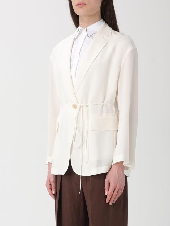 26SS 브루넬로 쿠치넬리 사브르 크레이프 블레이저 MF9067590 C600 Beige - BRUNELLO CUCINELLI