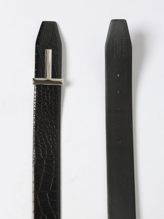 26SS 톰포드 가죽 벨트 TB178LCL439S NAA Black - TOMFORD