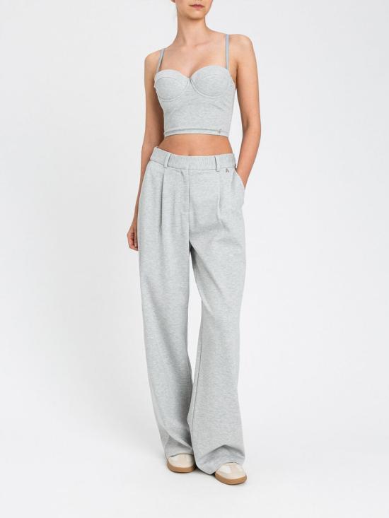 26SS 액티튜드 트윈세트 스트레이트 팬츠 261AP2145 12837 Grey - ACTITUDE TWINSET