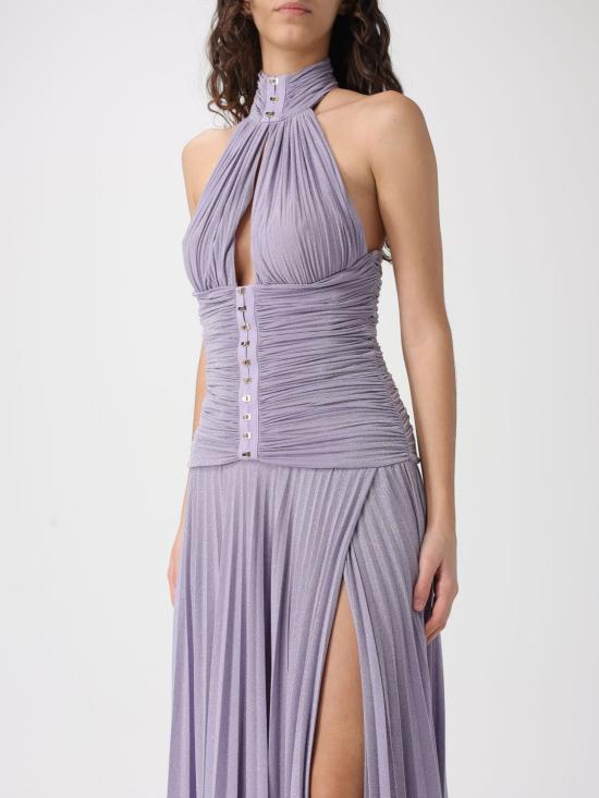 26SS 엘리자베타프랜치 롱 원피스 ABR1861E2 EV7 Violet - ELISABETTA FRANCHI