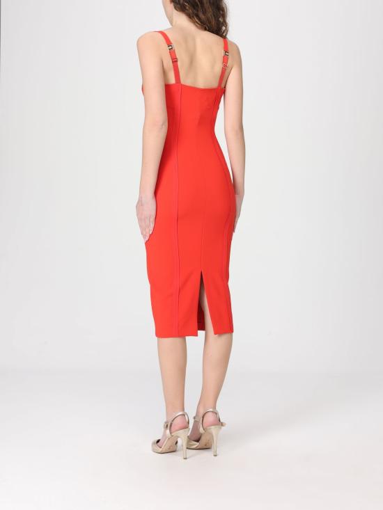 26SS 엘리자베타프랜치 롱 원피스 AB91861E2 H85 Orange - ELISABETTA FRANCHI