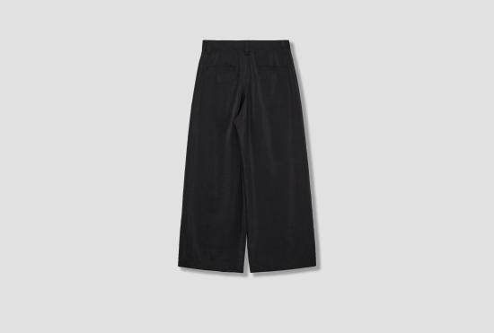 26SS 르메르 스트레이트 팬츠 스트레이트 테일러드 팬츠 - 드라이 실크 PA1291 LF1308 블랙 - LEMAIRE