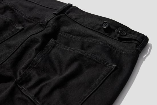 26SS SALON C. LUNDMAN 데님 팬츠 테일러드 데님 진 - 헤비 데님 CL105 블랙 - OTHER BRANDS