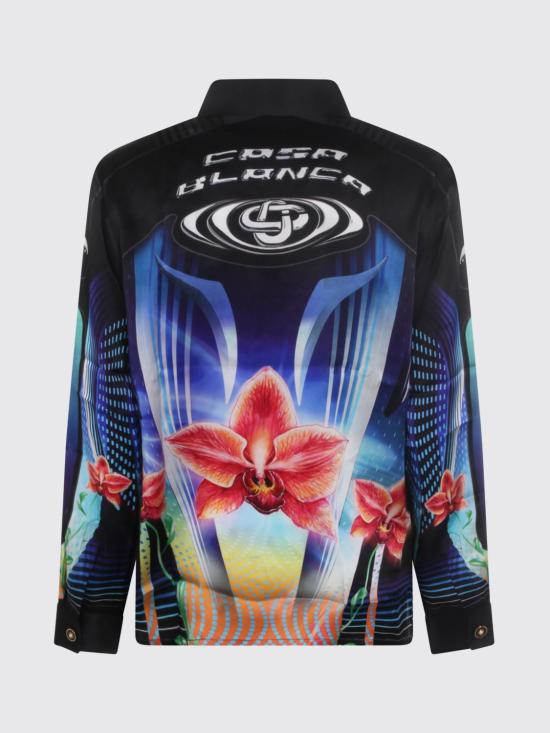 26SS 카사블랑카 긴팔 셔츠 MSP26SH006 02 Ruby - CASABLANCA