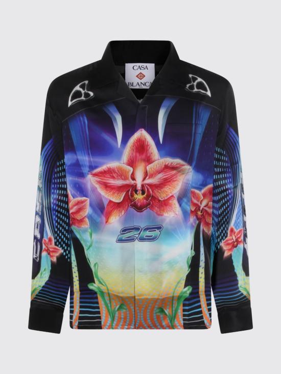 26SS 카사블랑카 긴팔 셔츠 MSP26SH006 02 Ruby - CASABLANCA