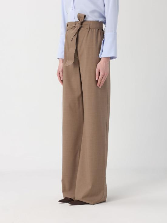 26SS 막스마라 스트레이트 팬츠 2611131141600 001 Brown - MAX MARA