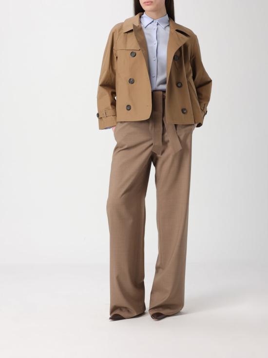 26SS 막스마라 스트레이트 팬츠 2611131141600 001 Brown - MAX MARA