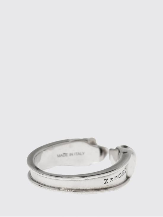 26SS 알렉산더 맥퀸 반지 855354J160Y 0446 Silver - ALEXANDER MCQUEEN