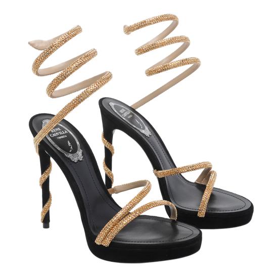 26SS 르네 카오빌라 샌들 C12597 120R001V184 Golden - RENE CAOVILLA