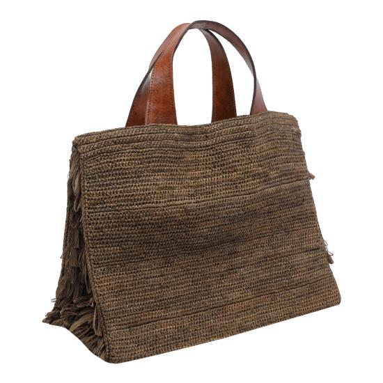 26SS 이벨리브 토트백 ONJA DARK TEA Brown - IBELIV