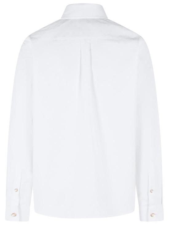 26SS 카사블랑카 긴팔 셔츠 M SP26 SH 222 01WHITE MONOGRAM White - CASABLANCA