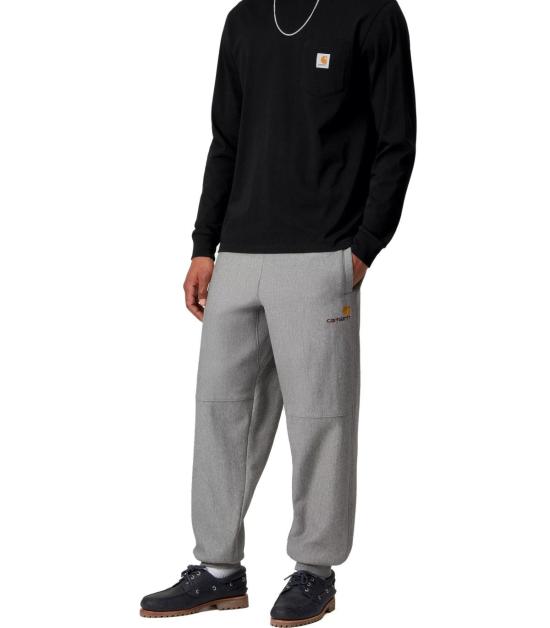 26SS 칼하트 WIP 아메리칸 스크립트 조깅 팬츠 I027042 V6XX XS Grey - CARHARTT WIP