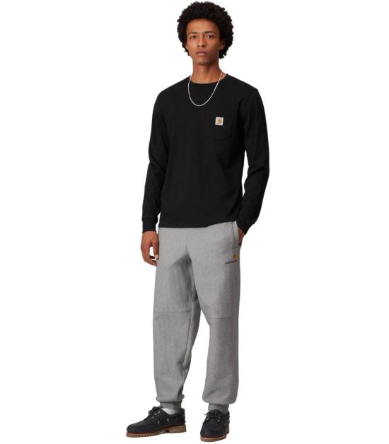 26SS 칼하트 WIP 아메리칸 스크립트 조깅 팬츠 I027042 V6XX XS Grey - CARHARTT WIP