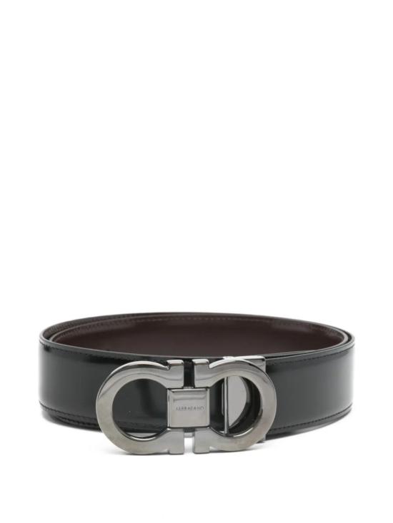 26SS 살바토레 페라가모 가죽 벨트 679535 644557001 Black