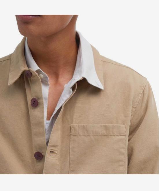 26SS 바버 워시드 코튼 오버셔츠 MOS0281 MOS ST17 - BARBOUR