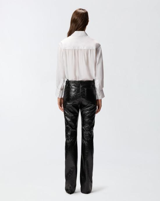 26SS 핑코 셔츠 105434A2TG Z05 Bianco biancaneve - PINKO