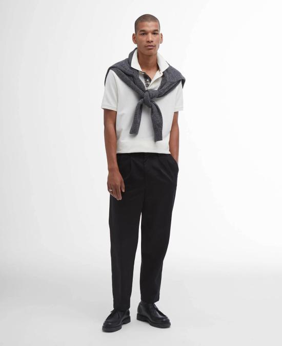 26SS 바버 폴로 티셔츠 MML0012 MML WH71 Whisper white classic - BARBOUR